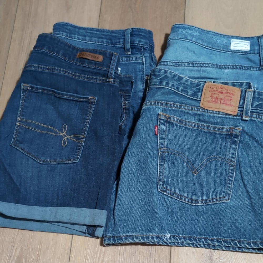 Bundle Jean Shorts Women's 12 High Rise